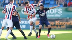Cristián Cuevas debutó como titular en derrota del Twente