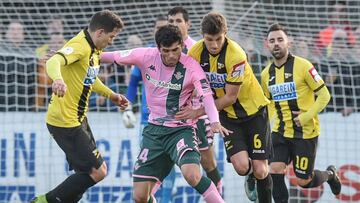 El Portugalete, en un partido de esta temporada.