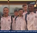 El Madrid sale hacia el Bernabéu y se viraliza la actitud de Mbappé: fíjense bien