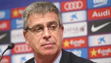 06/08/15 BARCELONA RUEDA DE PRENSA
PRESENTACION ORGANIGRAMA TECNICO AREA FUTBOL
JORDI MESTRE