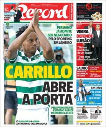 Portadas de la prensa mundial