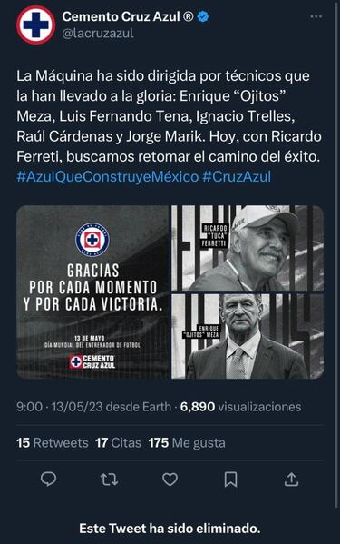 Cruz Azul se olvida de Juan Reynoso y les llueven las críticas