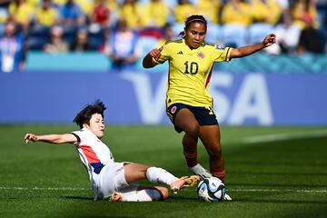 Mira las mejores imágenes del debut de la Selección Colombia en el Mundial Femenino de Australia y Nueva Zelanda ante Corea del Sur.