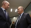 Tebas, sobre la denuncia de Rubiales: “Los que sueñan con ‘aniquilarme’ no lo lograrán”
