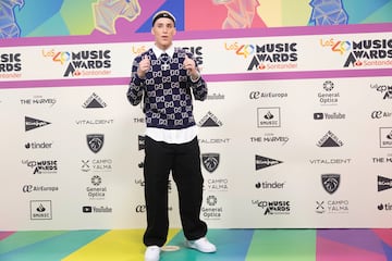 Alejo en la alfombra roja de LOS40 Music Awards Santander.