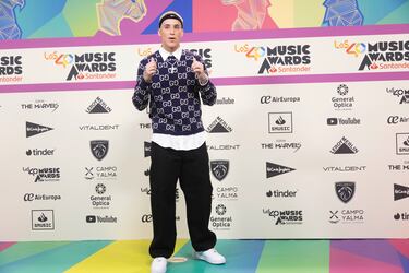 Alejo en la alfombra roja de LOS40 Music Awards Santander. 