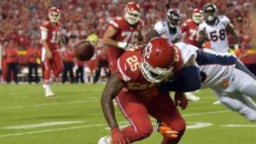 El bal&oacute;n suelto de Jamaal Charles que Denver retorn&oacute; para touchdown y la victoria.