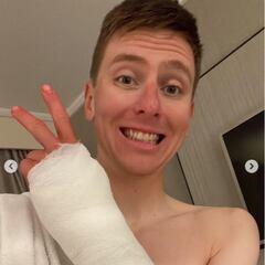 Pogacar, seis semanas fuera: “Tuve suerte de romperme la muñeca”