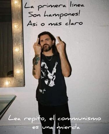 Juanes desmiente ir en contra de la Primera Línea