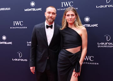 El futbolista danés del Manchester United Christian Eriksen y su pareja Sabrina Kvist Jensen.