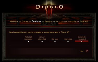 Blizzard pregunta a los fans de Diablo III si quieren una segunda expansión