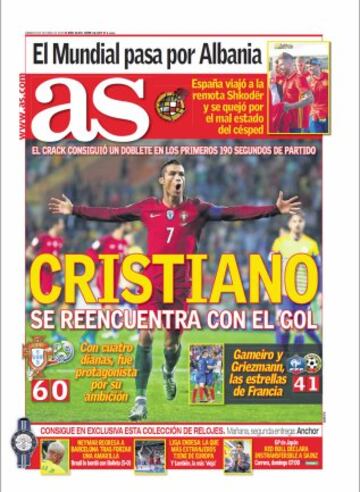 Las portadas de AS de octubre