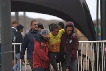 La rudeza de las olas fueron protagonistas del día del Arica Cultura Bodyboard