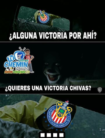 Los 40 memes que no perdonaron la derrota de Chivas