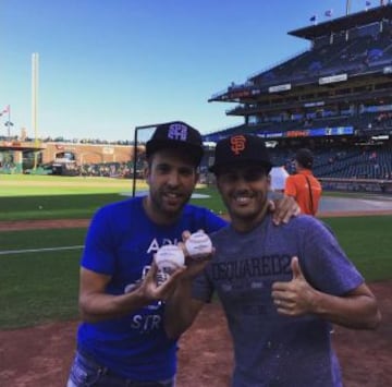 Los futbolistas en las concentraciones