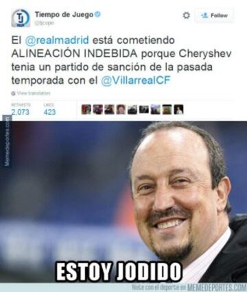 Los memes sobre la posible alineación indebida de Cheryshev en el Cádiz - Real Madrid