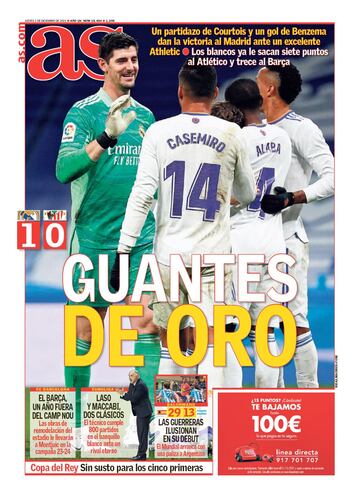 Las portadas de AS de diciembre