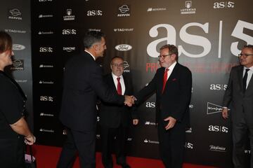 Miguel Indurain, Juan Luis Cebrián, Alfredo Relaño and Manuel Polanco.