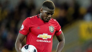 El centrocampista franc&eacute;s del Manchester United, Paul Pogba, durante un partido.