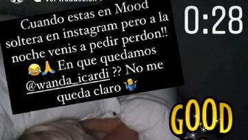 El futbolista public&oacute; una imagen en la que se lo ve en la cama con la madre de sus hijas en medio del esc&aacute;ndalo y las fotos sensuales de ella en la ducha.