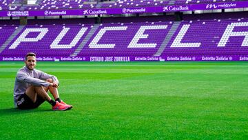 Kiko Olivas, central del Real Valladolid, ya est&aacute; listo para volver.