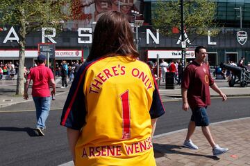 El Emirates recibe a Wenger tras el anuncio de su marcha