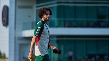 Cesar Huerta during the Mexican National Team (Mexico) Training prior to the International Friendly match against the Uzbekistan National Team, at Childrens Healthcare of Atlanta Training Ground, on September 11, 2023.
<br><br>
Cesar Huerta durante el Entrenamiento de la Seleccion de Mexico (Seleccion Mexicana) previo al partido amistoso internacional contra la Seleccion de Uzbekistan, en el Campo de Entrenamiento de Atencion Medica infantil de Atlanta, el 11 de septiembre de 2023.