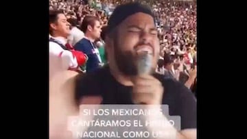 As&iacute; sonar&iacute;a el himno nacional mexicano si se interpretara como lo hacen en el Superbowl