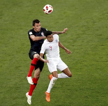 Mario Mandzukic y Jesse Lingard.