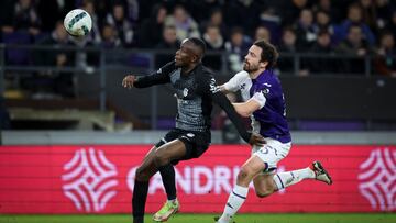 Thomas Delaney (izquierda), durante un partido con el Anderlecht.