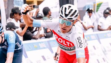 Jhonatan Restrepo gana la tercera etapa del Tour de Ruanda.