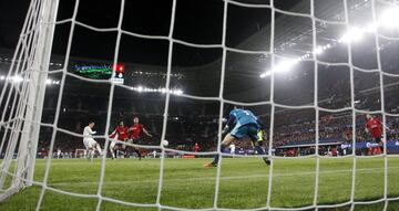1-3. Lucas V¨¢zquez marca el tercer gol