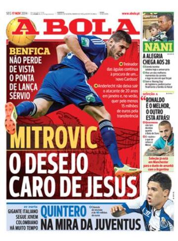 Portadas de la prensa deportiva