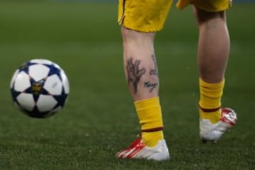 How Leo Messi's tattoo has evolved over the years