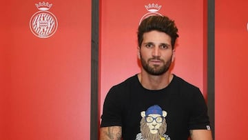 Carles Planas, durante su etapa como jugador del Girona.