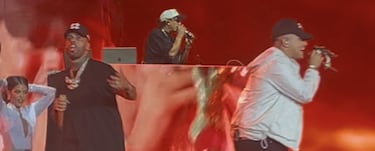 Nicky Jam llena el Movistar Arena y sube a una joven estrella chilena al escenario: “Lo admiro...”