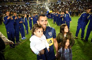 13 de julio de 2015 | El jugador argentino llen¨® la Bombonera en Buenos Aires con 45.000 almas.