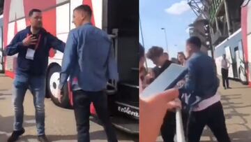 Jugador de Ajax agrede a fanático tras insultos racistas hacia su compañero