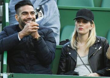 Radamel Falcao at the Monte Carlo Masters.