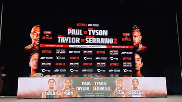 Todo listo para la pelea entre Jake Paul y Mike Tyson