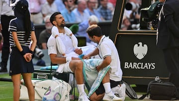Sinner - Djokovic, en directo: semifinales de Wimbledon hoy en vivo online