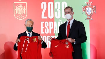 04/06/21  PREPARACION EUROCOPA 2020 
PARTIDO AMISTOSO ESTADIO WANDA METROPOLITANO 
SELECCION ESPAÑOLA ESPAÑA - PORTUGAL
PRESENTACION CANDIDATURA CONJUNTA IBERICA ESPAÑA PORTUGAL MUNDIAL 2030
MARCELO REBELO DE SOUSA PRESIDENTE REPUBLICA PORTUGAL
SM EL REY FELIPE VI 
