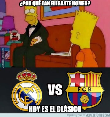 Los memes más divertidos del Real Madrid-Barcelona