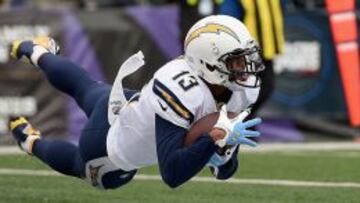 Keenan Allen, receptor de los Chargers.