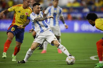 La Selección Colombia cayó 1-0 ante Argentina en el Hard Rock Stadium en partido válido por la final de la Copa América 2024.
