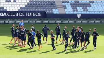 ENTRENAMIENTO DEL MALAGA CF