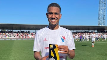 Samuel Lino, mejor jugador del partido.