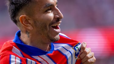 Correa celebra el gol marcado ante el Betis.