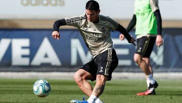 James Rodríguez prepara el duelo ante Barcelona