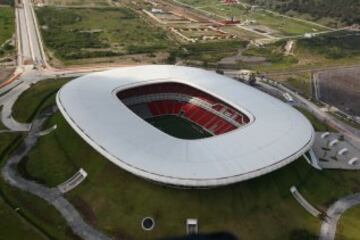 Los estadios inaugurados en los torneos cortos de la Liga MX